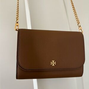 Tory Burch Chocolate Brown Crossbody Bag